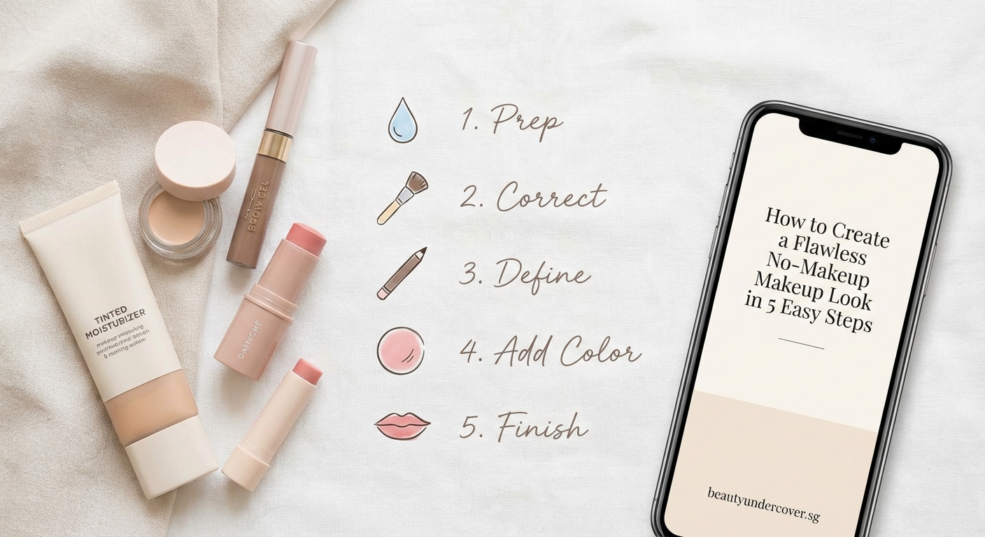 How to Create a Flawless No-Makeup Makeup Look in 5 Easy Steps - Illustration 2