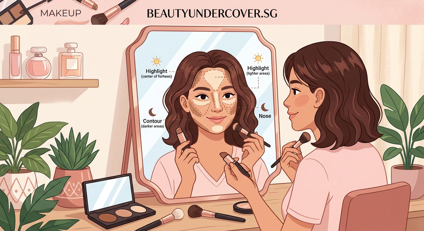 Beginner's Guide to Contouring: Face Shape Mapping Made Simple - Illustration 1