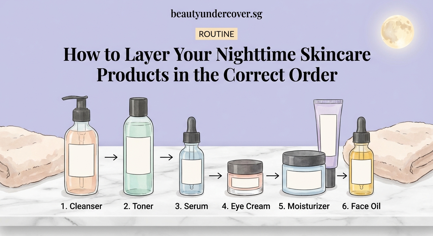 How to Layer Your Nighttime Skincare Products in the Correct Order - Illustration 1