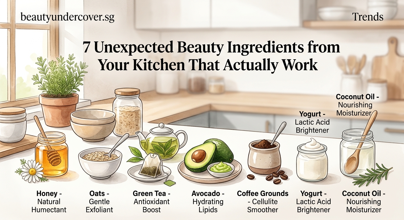7 Unexpected Beauty Ingredients from Your Kitchen That Actually Work - Illustration 2