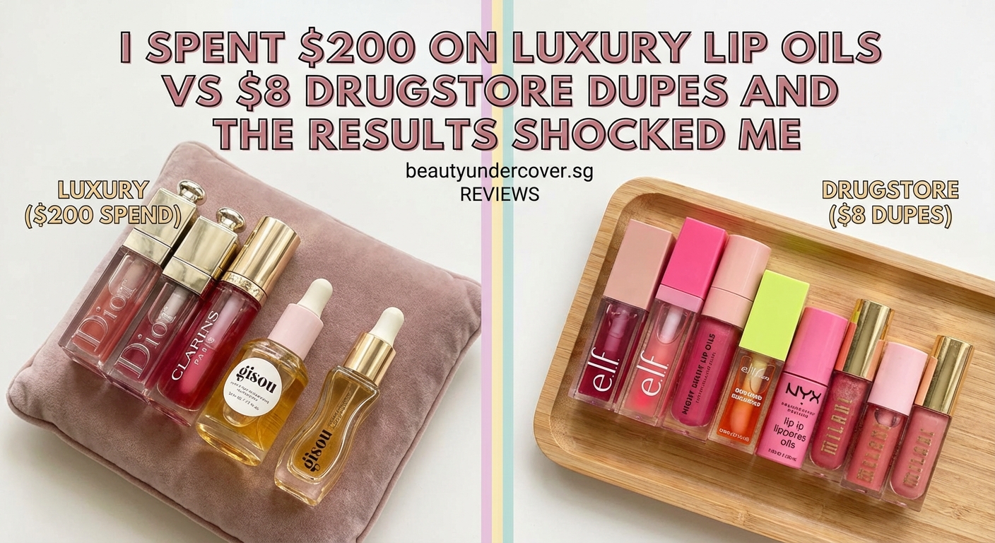 I Spent $200 on Luxury Lip Oils vs $8 Drugstore Dupes and the Results Shocked Me - Illustration 1