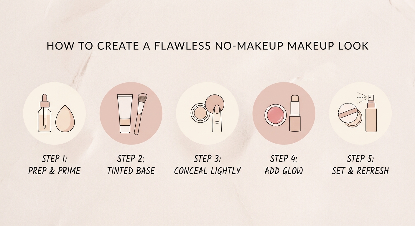 How to Create a Flawless No-Makeup Makeup Look in 5 Easy Steps — 1