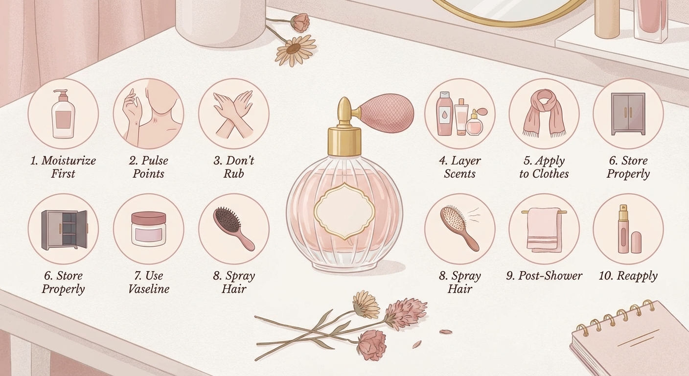 How to Make Your Perfume Last All Day: 10 Expert Application Tips — 1