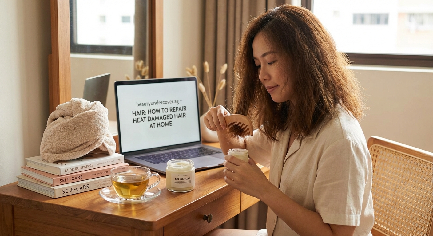 How to Repair Heat Damaged Hair at Home Without Cutting It All Off — 1