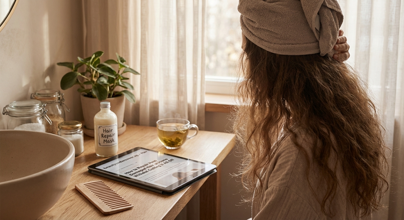 How to Repair Heat Damaged Hair at Home Without Cutting It All Off — 2