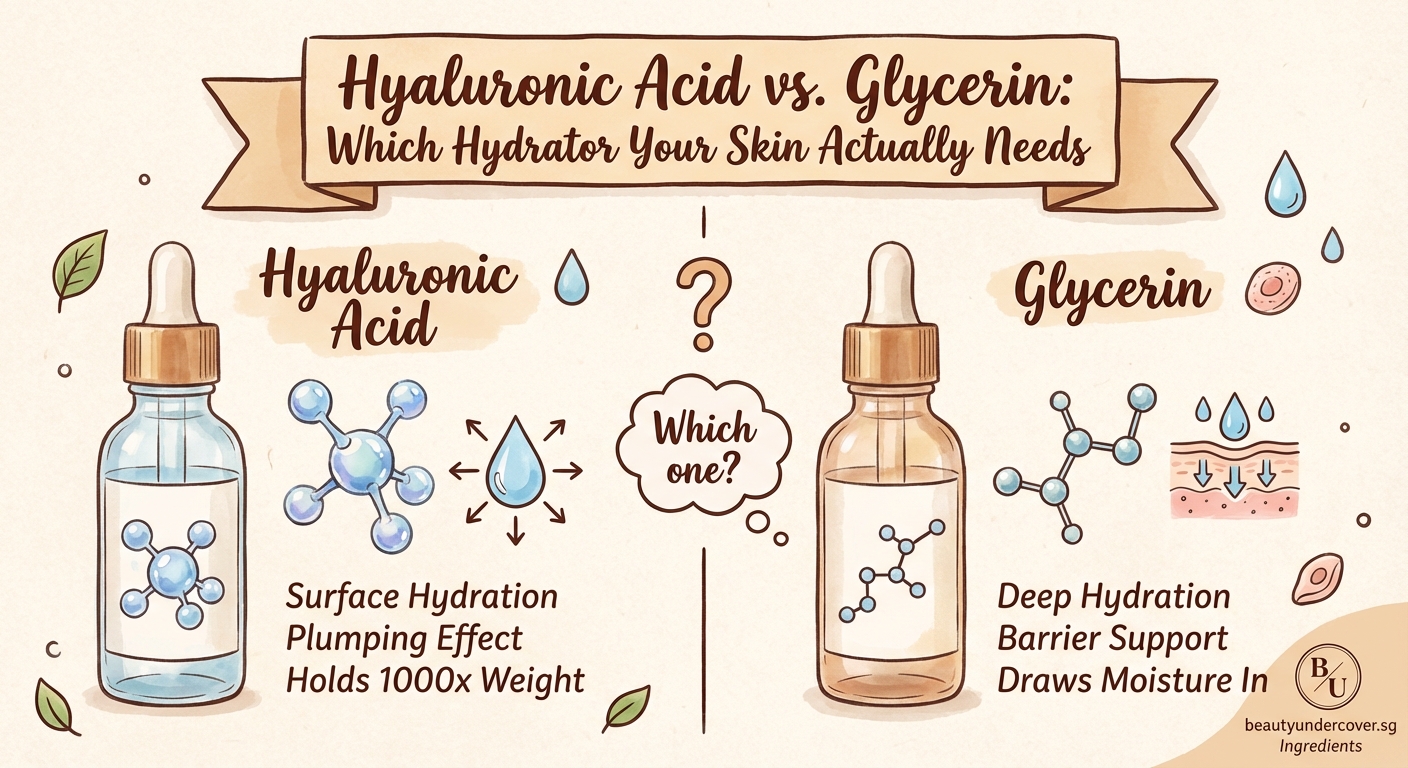 Hyaluronic Acid vs. Glycerin: Which Hydrator Your Skin Actually Needs — 2