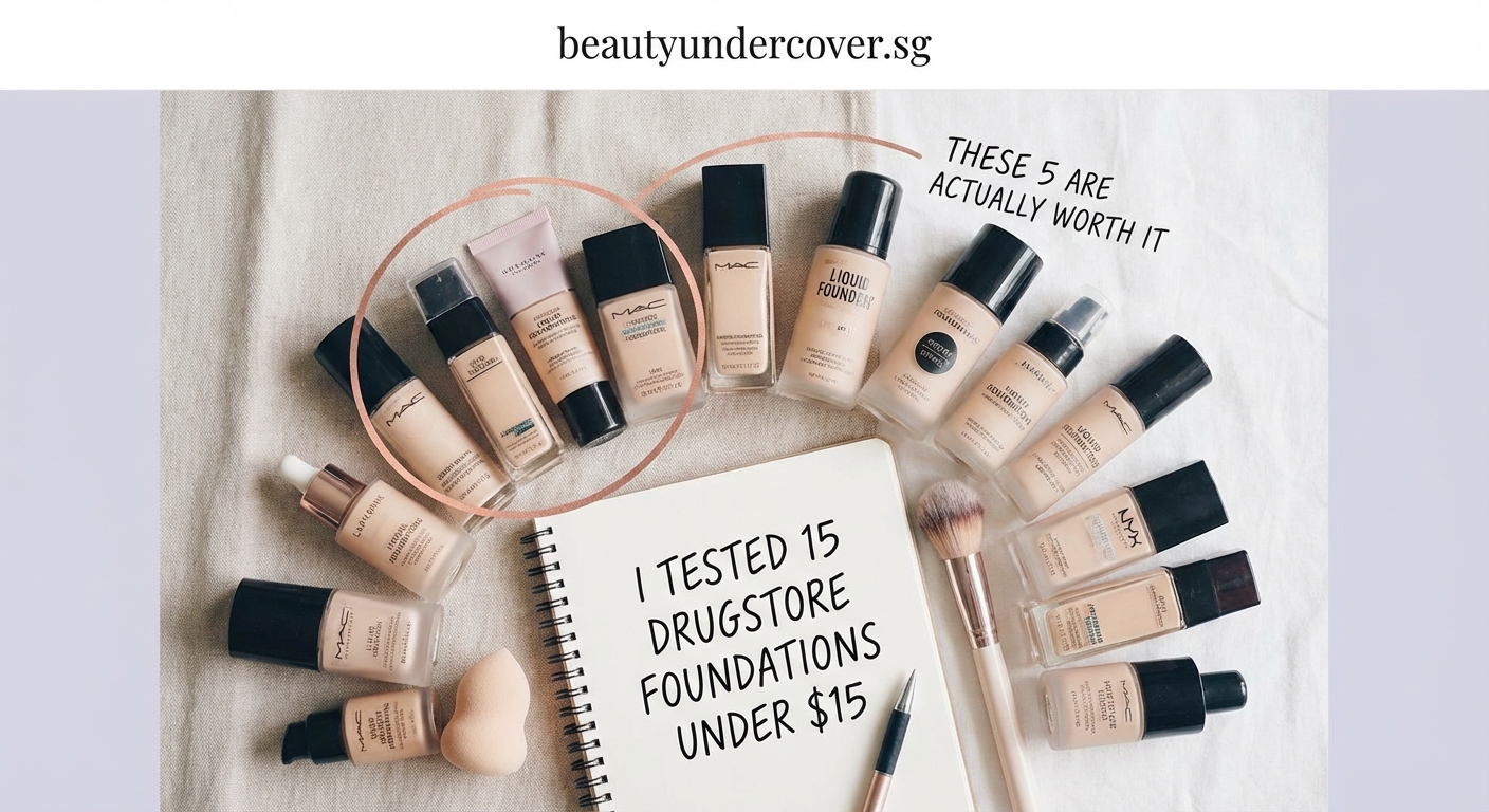 I Tested 15 Drugstore Foundations Under $15 and These 5 Are Actually Worth It — 5