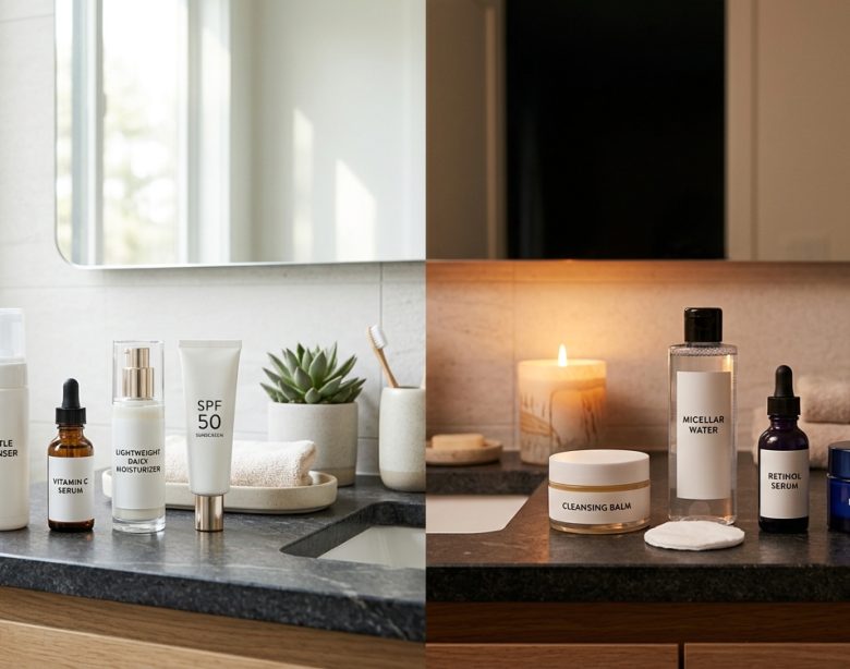 Morning vs Night Skincare: What Products Should Go Where and Why