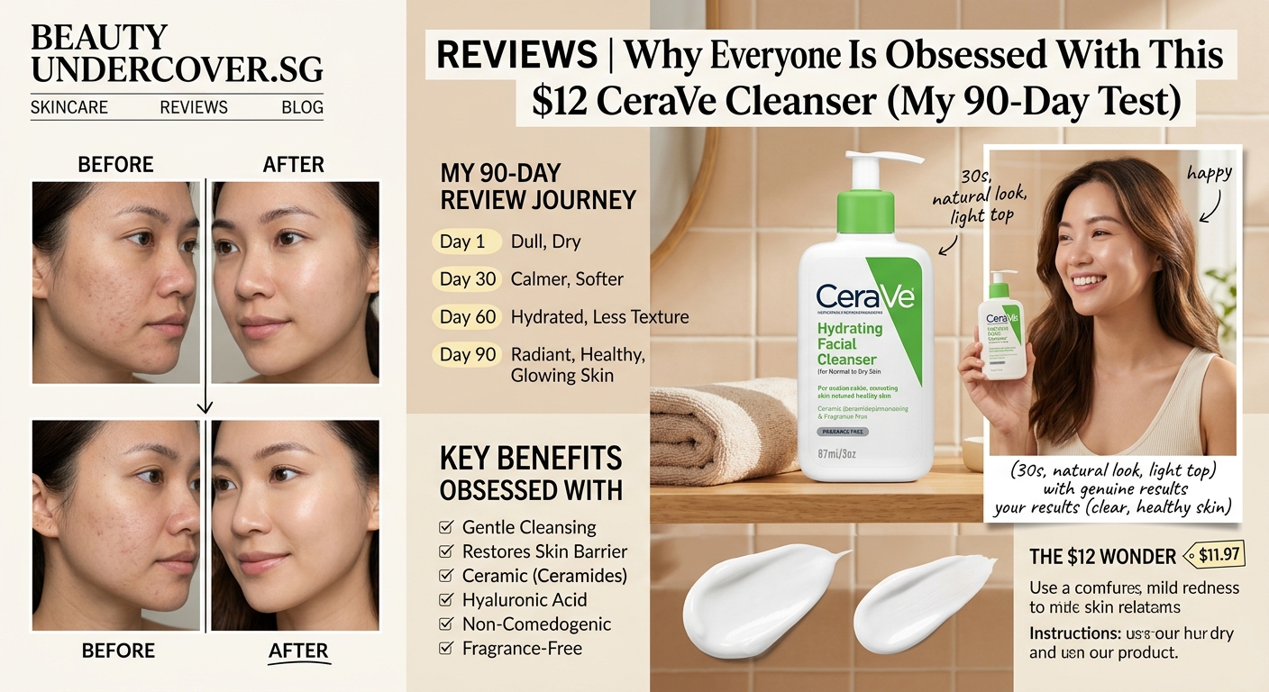 Why Everyone Is Obsessed With This $12 CeraVe Cleanser (My 90-Day Test) — 2