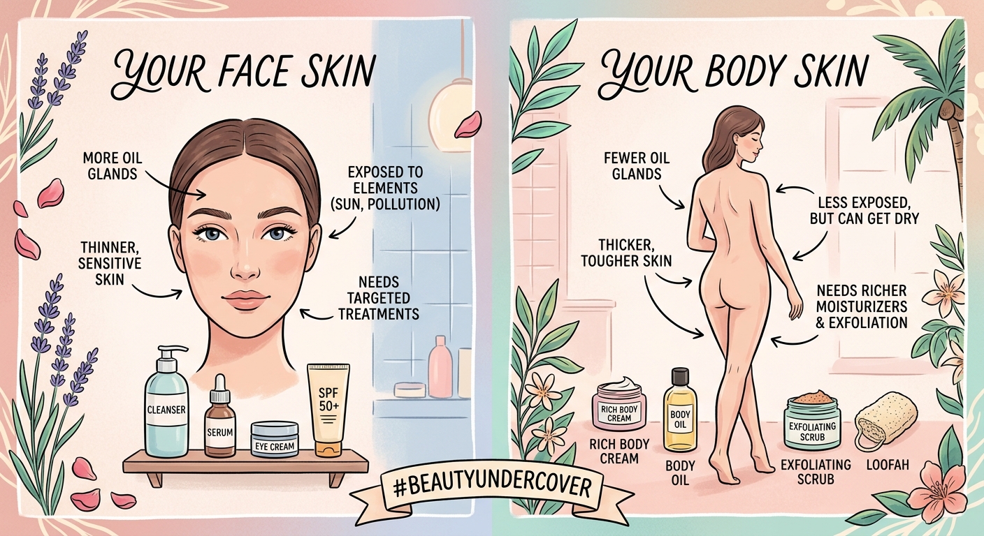 Why Your Body Skin Needs Different Care Than Your Face — 1
